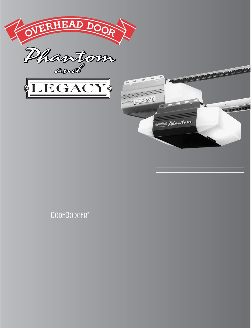 Legacy 696cd B Garage Door Opener Owners Manual Pdf Document